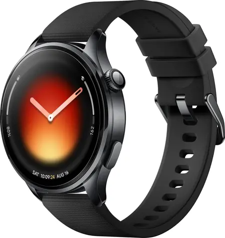 XIAOMI Watch 5 47 mm, schwarzes Sportarmband / Smartwatch / 1,54" AMOLED-Display / Wear OS / 5 ATM / Bluetooth 5.4