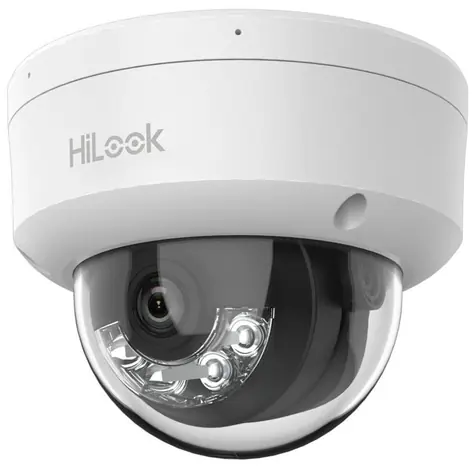 HiLook IPC-D180HA-LU / IP-Kamera / Dome / 8 MP / 2,8 mm / SMART Hybridlicht / IP67+IK08 / IR 30 m