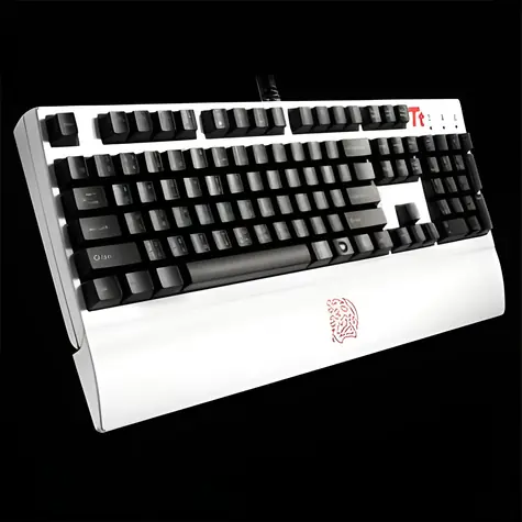 TT eSPORTS MEKA G1 Kombat weiß / Gaming-Tastatur / kabelgebunden / CZ -Layout