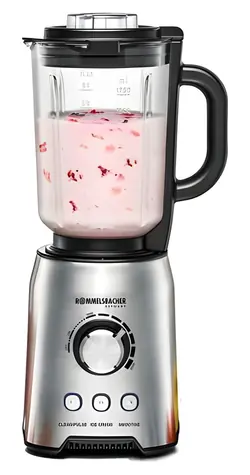 Rommelsbacher MX 1250 Edelstahl-Schwarz / Standmixer / 1250 W / 1,75 l / Eiscrush-Funktion / Smoothie-Funktion