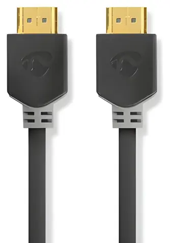 Nedis High Speed HDMI 7,5 m anthrazit / HDMI-Kabel / 4K 60Hz / ARC / 18 Gbit/s / Ethernet