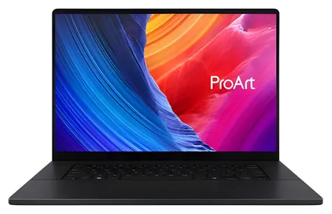 Asus ProArt P16 schwarz / Laptop / 16" 4K OLED / AMD RYZEN AI 9 HX 370 / 32 GB / 1 TB SSD / RTX 5070 Ti / Windows 11