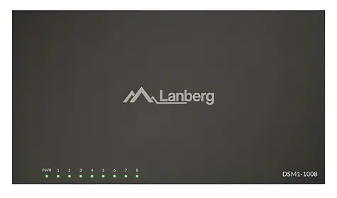 Lanberg DSM1-1008 / Switch / 8- Port / Gigabit-Ethernet / Unmanaged