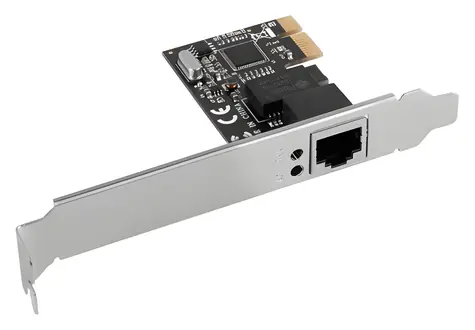 Lanberg PCE-1GB-201 / Netzwerkkarte / PCIe / 1x RJ-45 / 1 Gbit/s / RTL8111C / Low Profile