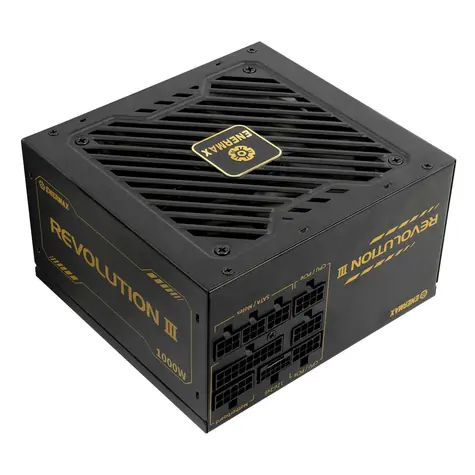 Enermax Revolution III 1000W / PC-Netzteil / ATX 3.1 / 1x 12-Pin GPU / 3x PCIe / 80 PLUS Gold / modular