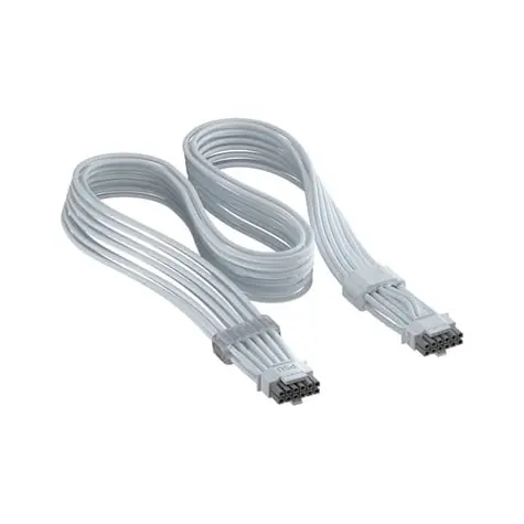 Corsair ThermalProtect PCIe 5.1 600W 12V-2x6 weiß / Stromkabel für Grafikkarte