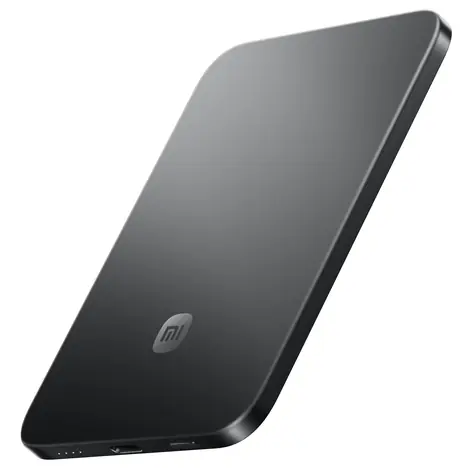 XIAOMI Ultradünne magnetische Powerbank 5000 mAh Graphite / Powerbank / 15 W kabellos / 22,5 W USB-C