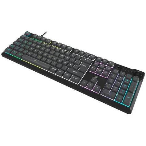 Corsair K55 CORE RGB schwarz / Gaming-Tastatur / Membran / DE-Layout / 10-Zonen-RGB / USB