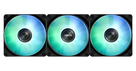 Asus MAX Gaming LC 360 ARGB LCD schwarz / CPU-Wasserkühlungsset / 2,4"-LCD-Display / 3 × 120 mm / 35,5 dB