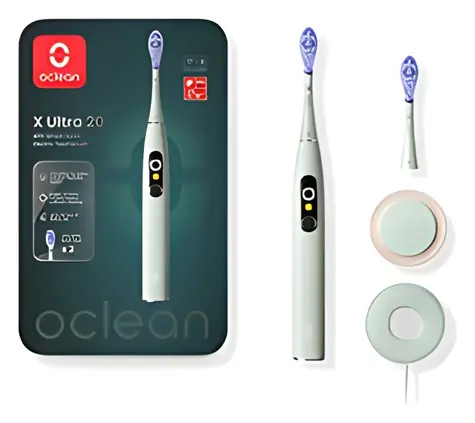Oclean X Ultra 20 grün / Schallzahnbürste / KI-Sprachführung / 84.000 Vibrationen / Bluetooth