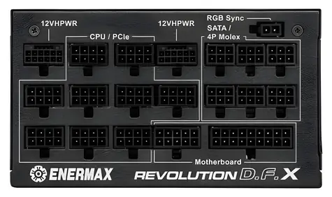 Enermax ERT1650EWT Revolution DFX 1650W weiß / Netzteil / ATX12V 3.1 / 80 PLUS Gold / modulare Kabel / RGB
