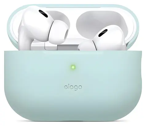 Elago AirPods Pro 2 Silikonhülle mintgrün / Silikonhülle für AirPods Pro 2 Kopfhörer