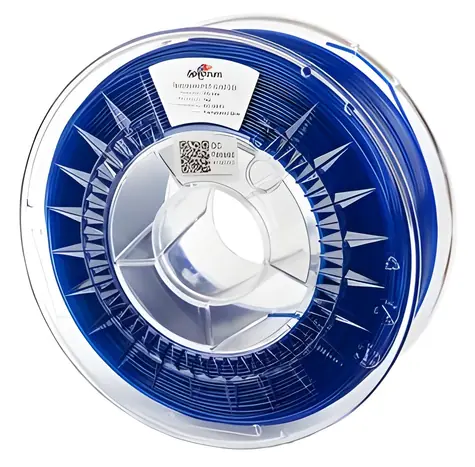 Spectrum PET-G HT100 transparent blau / 3D-Filament / 1,75 mm / 1 kg