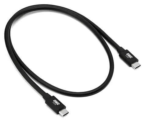OWC Thunderbolt 5 Kabel 0,8 m schwarz / Kabel / 2x USB-C (Stecker) / Thunderbolt 5