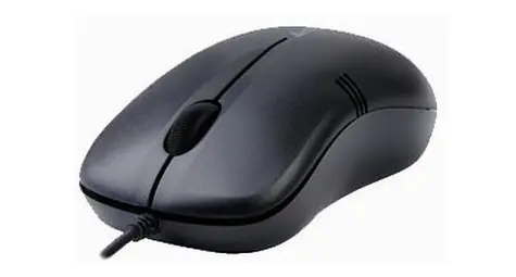 A4Tech OP-560NU schwarz / Kabelgebundene optische Maus / USB