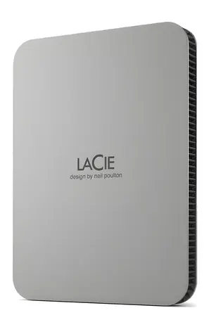 LaCie Mobile Drive 1 TB silber / Externe Festplatte / USB 3.2 Gen 1 / USB-C