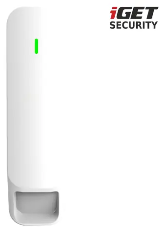 iGet SECURITY MP31 / Drahtloser PIR-Bewegungsmelder für Vorhänge / 868 MHz / Erfassungswinkel 15° / Reichweite 12 m / für M6-4G Alarmanlage