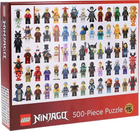 Lego Puzzle von Chronicle books : Ninjago Minifiguren / 500 Teile