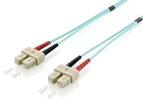 Equip SC-SC OM3 10m türkis / Patchkabel / Multimode / Duplex / LSZH-Mantel