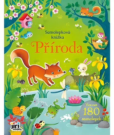 JIRI MODELS Stickerbuch Natur / 16 farbige Seiten / 8 Seiten mit Stickern