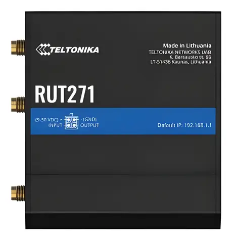 Teltonika RUT271 Global / Industrierouter / 5G / 4G (LTE) / WLAN / 2x LAN / RutOS