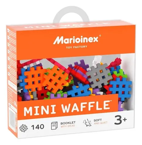 MARIOINEX Mini-Waffel-Bausatz / 140 Teile / ab 3 Jahren