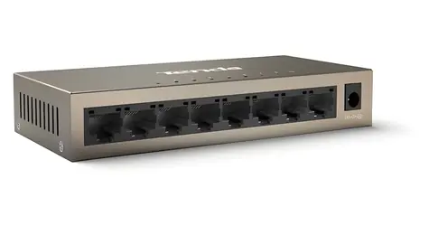 Tenda TEG1008M / Switch / 8x Gigabit LAN / lüfterlos / Metall / Wandmontage