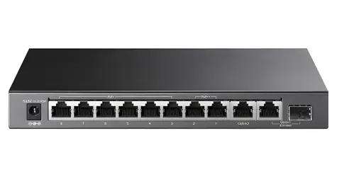 TP-LINK TL-SG1210PP / Switch / 10-Port / 8x PoE+/PoE++ / 1x Gigabit SFP