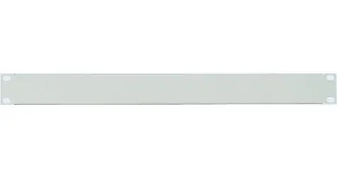 Intellinet grau / 19"-Rackblende / 1 HE / 483 x 44,5 x 9 mm / Stahl