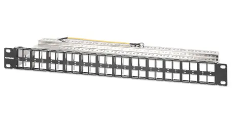 Intellinet 721028 / Patchpanel / 48 Ports / RJ-45 / 1 HE / 19" / PoE