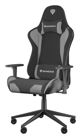 Genesis Nitro 440 G2 schwarz-grau / Gaming-Stuhl / 160-195 cm / Stoff / 120 kg