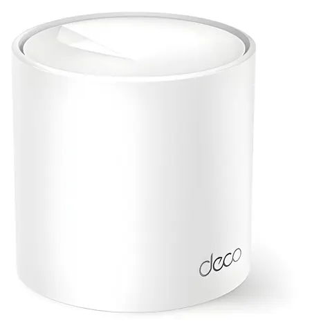 TP-LINK Deco X10 (1 Stück) / WiFi 6 System MESH AX1500 / Dualband / 2,4 GHz - 300 Mbit/s / 5 GHz - 1201 Mbit/s / 2x GLAN