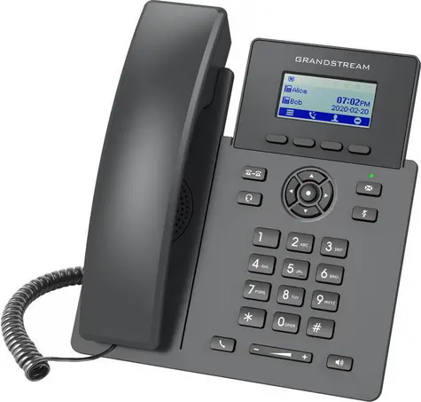 Grandstream GRP2601P / VoIP-Telefon / 2x SIP-Konto / 2,21"-LCD-Display / 100-Mbit/s-LAN / PoE
