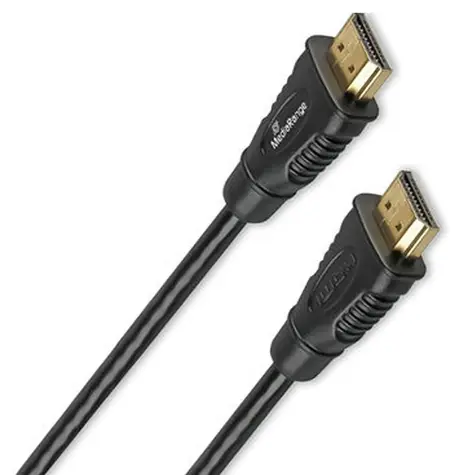 MediaRange MRCS247 HDMI-Kabel, schwarz / 18 Gbit/s / 4K / ARC / 2 m