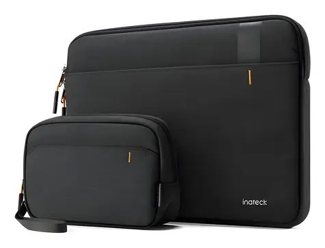 Inateck LB01011-13S schwarz / Laptoptasche / 13" / Zubehörfach / wasserdicht