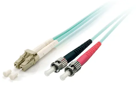 Equip Kabel LC-ST OM3 2m / Patchkabel / Multimode / Duplex / LSZH-Mantel