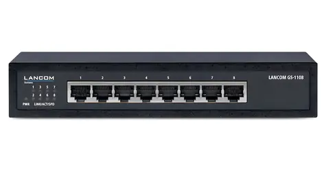 Lancom GS-1108 / Switch / 8- Port / Gigabit Ethernet / Unmanaged