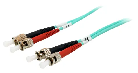 Equip ST-ST türkis / Optisches Patchkabel / Multimode OM3 / Duplex / 5 m