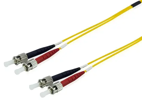 Equip ST/ST gelbes optisches Patchkabel / Singlemode OS2 / Duplex / 10 m