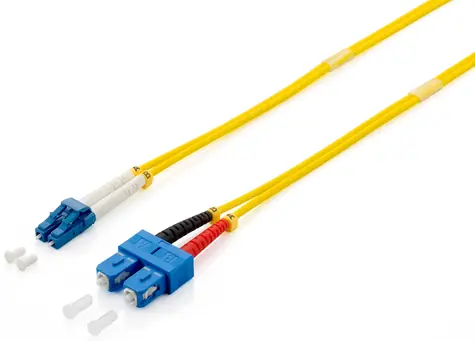 Equip /SC gelbes optisches Patchkabel / Singlemode OS2 / Duplex / 10 m