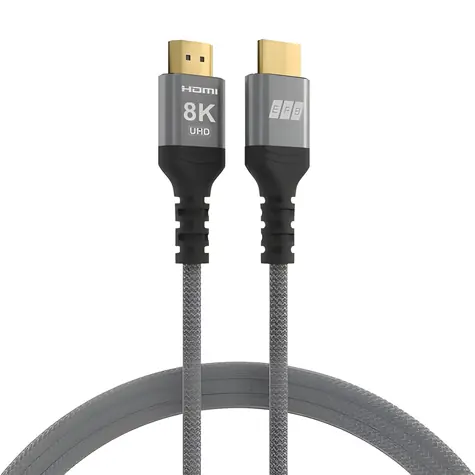 EFB HDMI Ultra High Speed 2 m schwarz / HDMI-Kabel / 8K 60 Hz / 48 Gbit/s / Ethernet