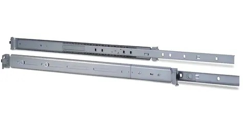Inter-tech 18" 455 mm silber / Teleskopschienen / 19"-Gepäckträger / Tiefe 500-800 mm / Tragfähigkeit 30 kg