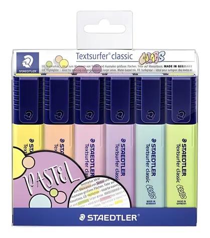 Staedtler Textsurfer Classic / Textmarker / 6er-Set / verschiedene Farben
