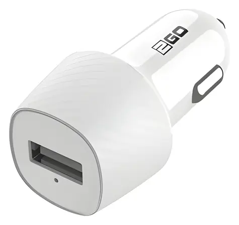 2GO weiß / Kfz-Ladegerät / USB-A / 5 W / 5 V / 1 A
