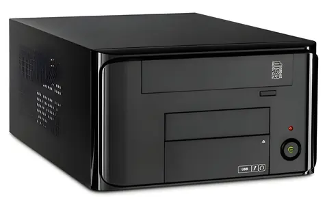 Inter-tech MI-008 schwarz / Mini-ITX / 2x USB 3.0 / ohne Netzteil