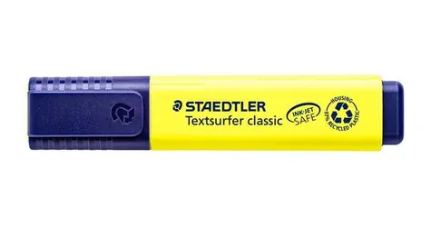 Staedtler Textsurfer Classic Textmarker Gelb / Keilspitze 1-5 mm / Nachfüllbar
