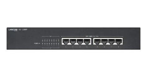 Lancom GS-1208P / Switch / 8x 10/100/1000 / PoE+ 65W / Unmanaged