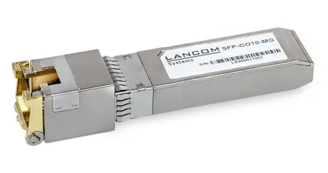 Lancom SFP-CO10-MG / SFP-Modul / RJ-45 / bis zu 10 Gbit/s / bis zu 30 m / Hot-Swap