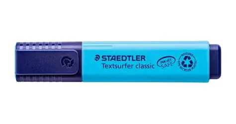 Staedtler Textsurfer Classic Blue / Textmarker / Spitze 1-5 mm / nachfüllbar
