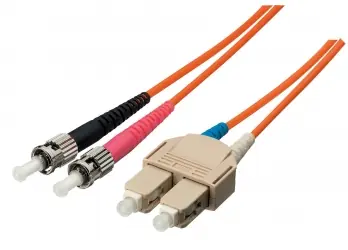 Equip ST-SC gelbes / Optisches Patchkabel / Duplex / Singlemode OS2 / 5 m